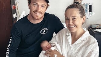 Gary and Amie Rohan, pictured with baby Sadie, split in 2020 Pic: Instagram