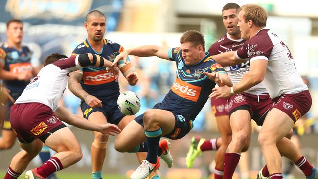 AJ Brimson had a tough day. Picture: Getty Images