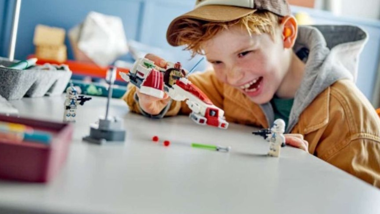 This May the 4th, get the kids completely immersed in re-creating the BARC Speeder Escape. Picture: LEGO