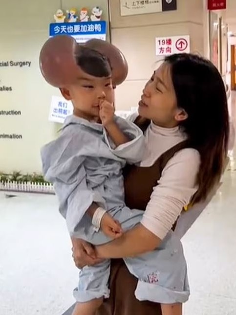 The boy has been praised online for his courage. Picture: AsiaWire