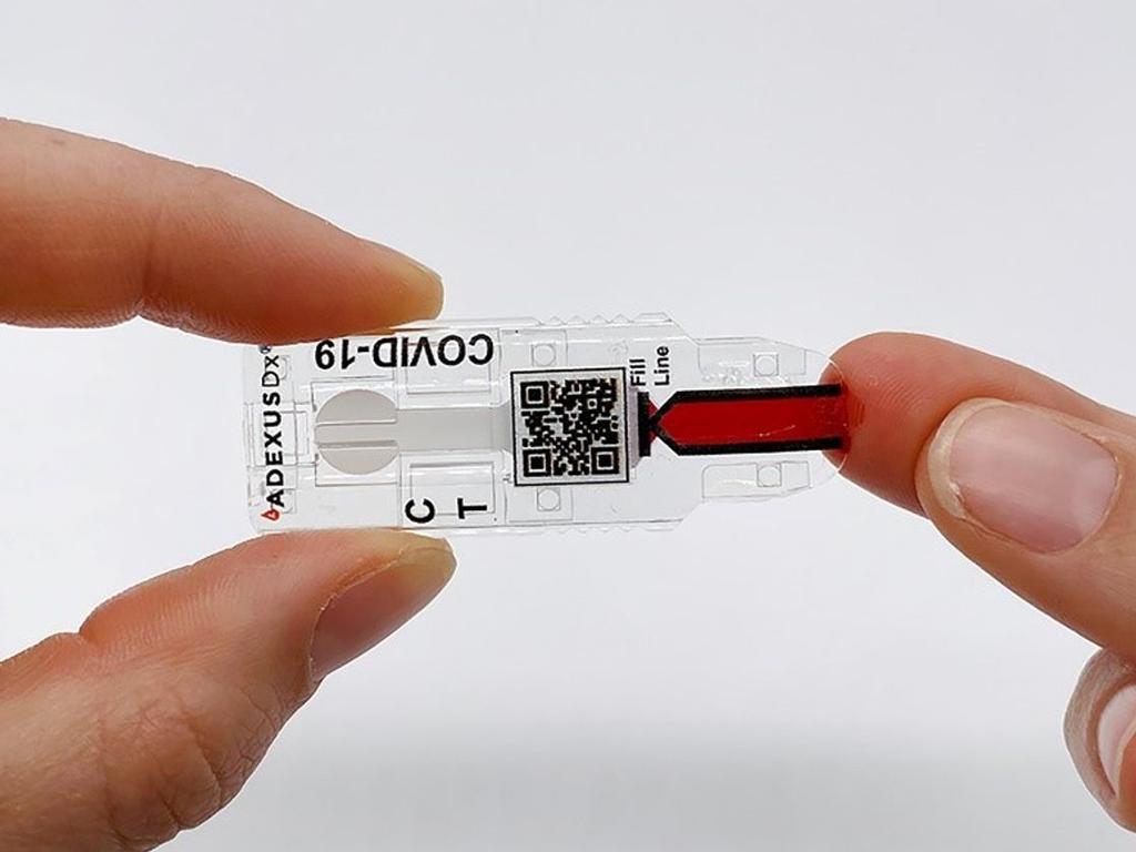 A Covid-19 antibody blood test. Picture: NowDiagnostics, Inc