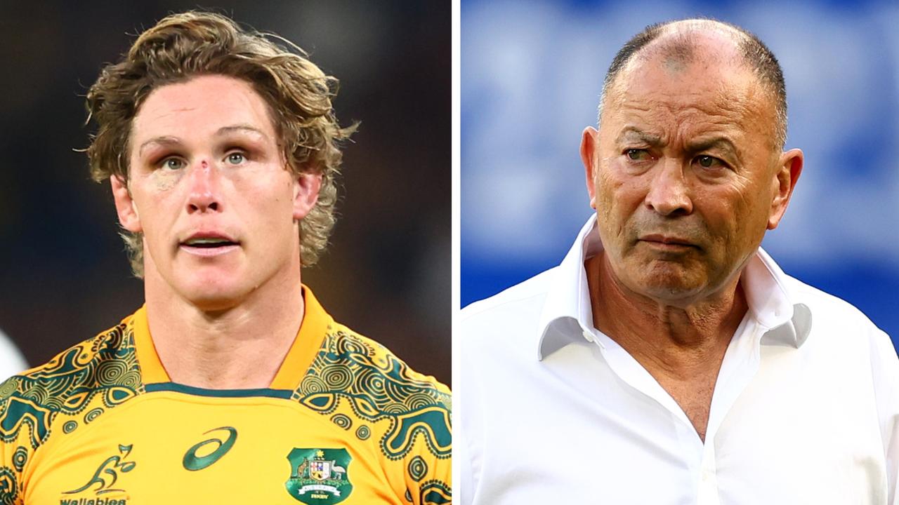 Eddie Jones didn't think Michael Hooper would be a good role model for the Wallabies at the World Cup. Picture: Getty