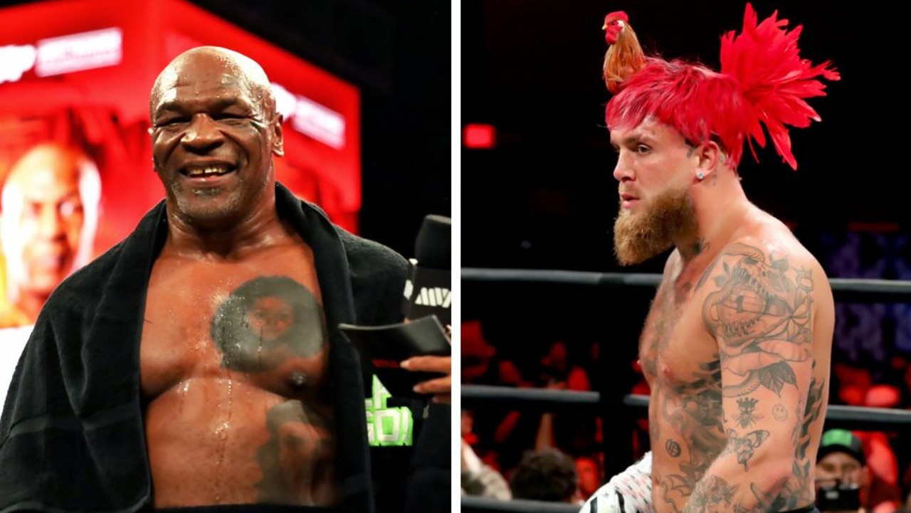 Mike Tyson and Jake Paul will fight under unusual rules. Pictures: Getty