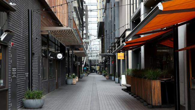 The Sydney CBD is still recovering from the impacts of closures and restrictions felt during the pandemic in 2020. Picture: Toby Zerna