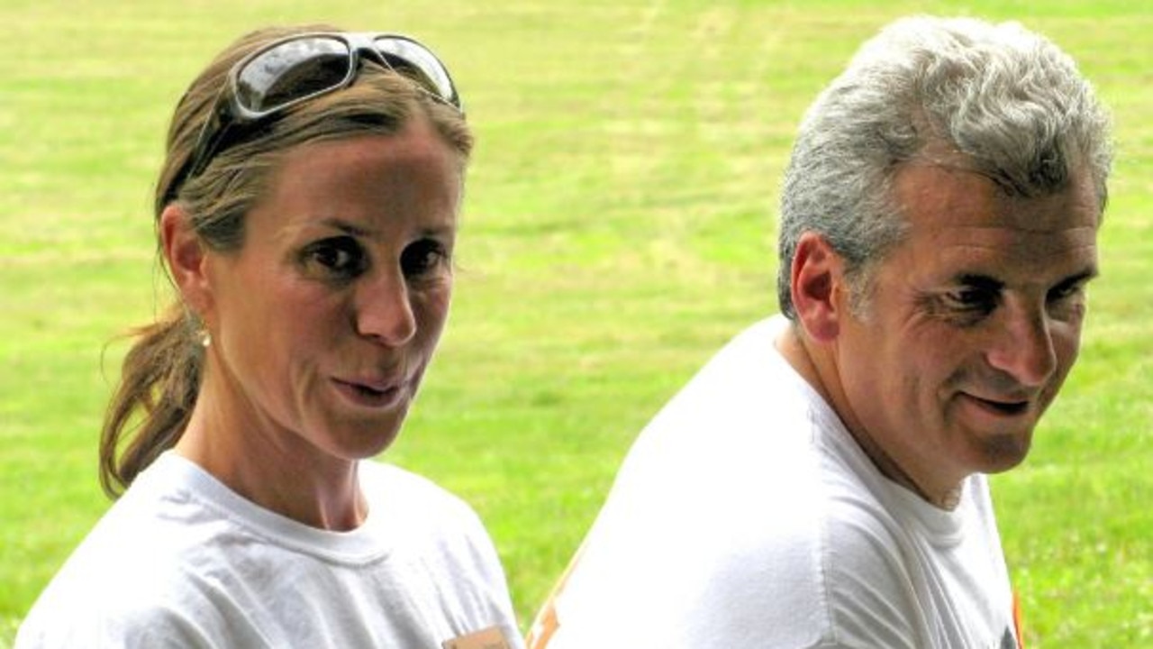 David Belford, pictured with his wife, has remained mum since his company laid off all of its 2,700 employees on Nov. 21. Picture: Flying Horse Farm