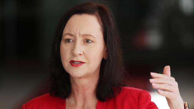 Minister Yvette D'ath, Question Time, Parliament House, Brisbane. Photographer: Liam Kidston