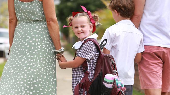 Six-year-old Olive O'Hagan is starting school. Picture: Mark Scott