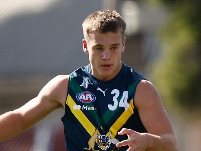 Sam Lalor is projected to be the first pick of the draft. Picture: Michael Willson/AFL Photos via Getty Images