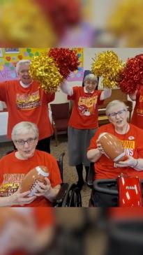 Nuns get pumped for the Super Bowl