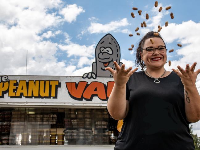 Kristy Board was integral in Kingaroy securing its iconic Big Peanut. Picture: Dominic Elsome