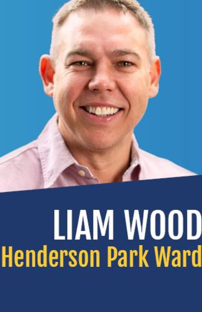 Liam Wood is running in the Henderson Park Ward at the 2024 Mildura Council election