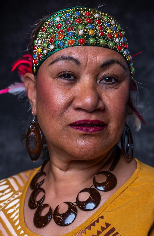 Loni Kube, a Samoan who now lives in Tasmania. She is part of the 177 Nations of Tasmania photographic exhibition. Picture: Andrew Wilson