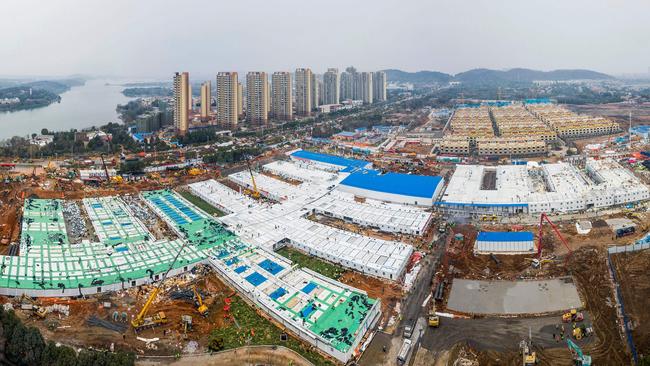 The Huoshenshan hospital was built over 10 days with “Chinese speed”.