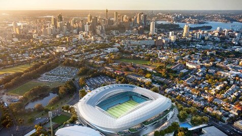 Artist impression of the new stadium. Picture: Supplied