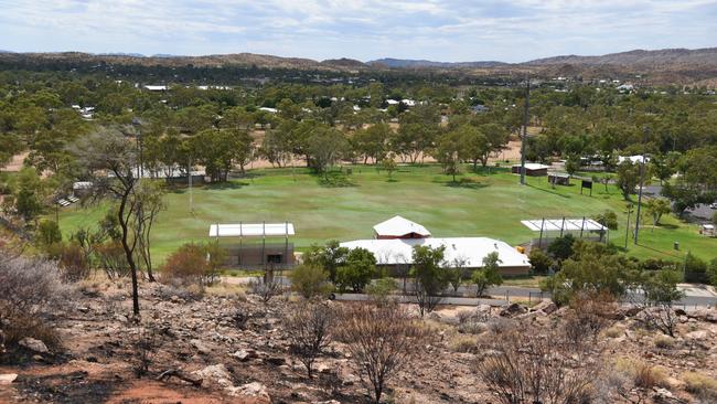 Anzac Oval, Alice Springs, has been saved from resumption. Picture: Alex Treacy