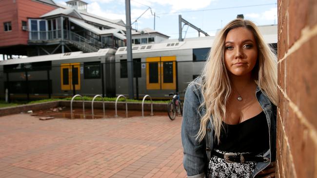 <s1>Caitlin-Elise Bailey is fed up with how long it takes to travel from Penrith to Campbelltown on public transport. Picture</s1>                        <source>: Justin Sanson</source>