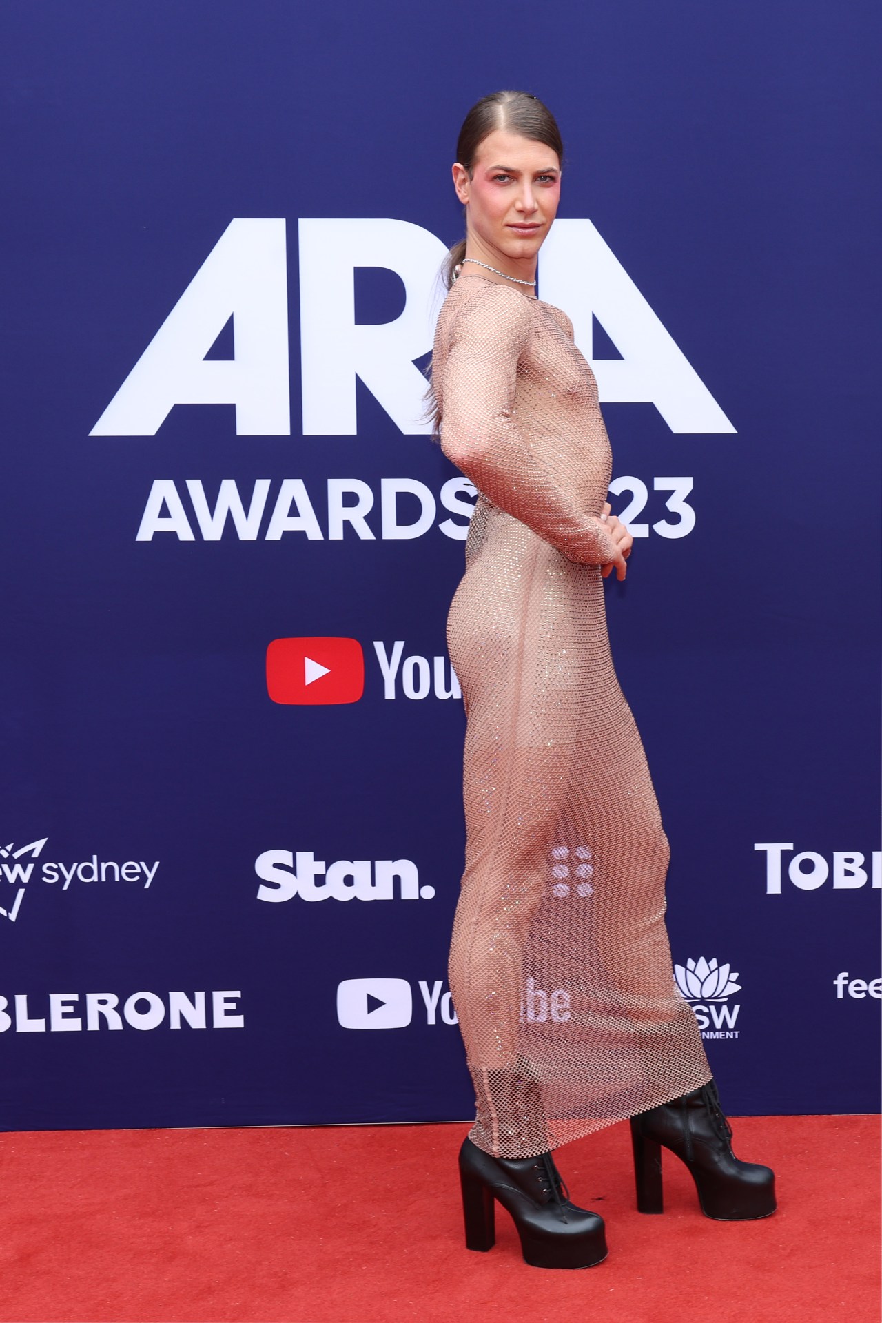 <p>Christian Wilkins attends the 2023 ARIA Awards.</p>