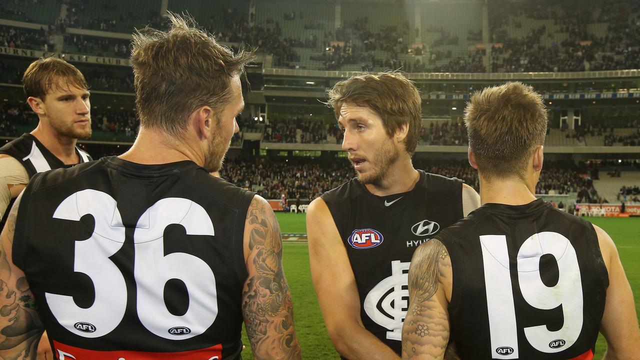 Thomas after facing his old side for the first time. Picture: Wayne Ludbey