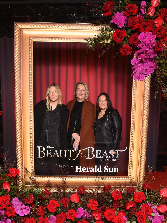 Opening night: Beauty and The Beast at Her Majestys Theatre, Melbourne. Picture: Josie Hayden