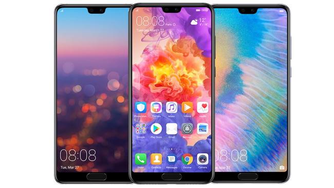 The Huawei P20 Pro smartphone is the first to feature a Leica "triple camera" and features a very similar design to the Apple iPhone X.