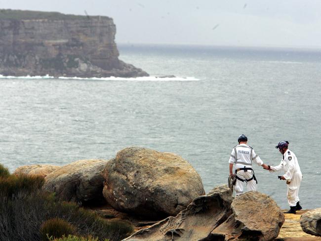 His body was found five days later in the water off Kurnell in Sydney’s south. Pic: Nathan Edwards