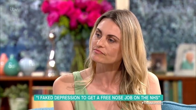 Mum fakes depression for free nose job