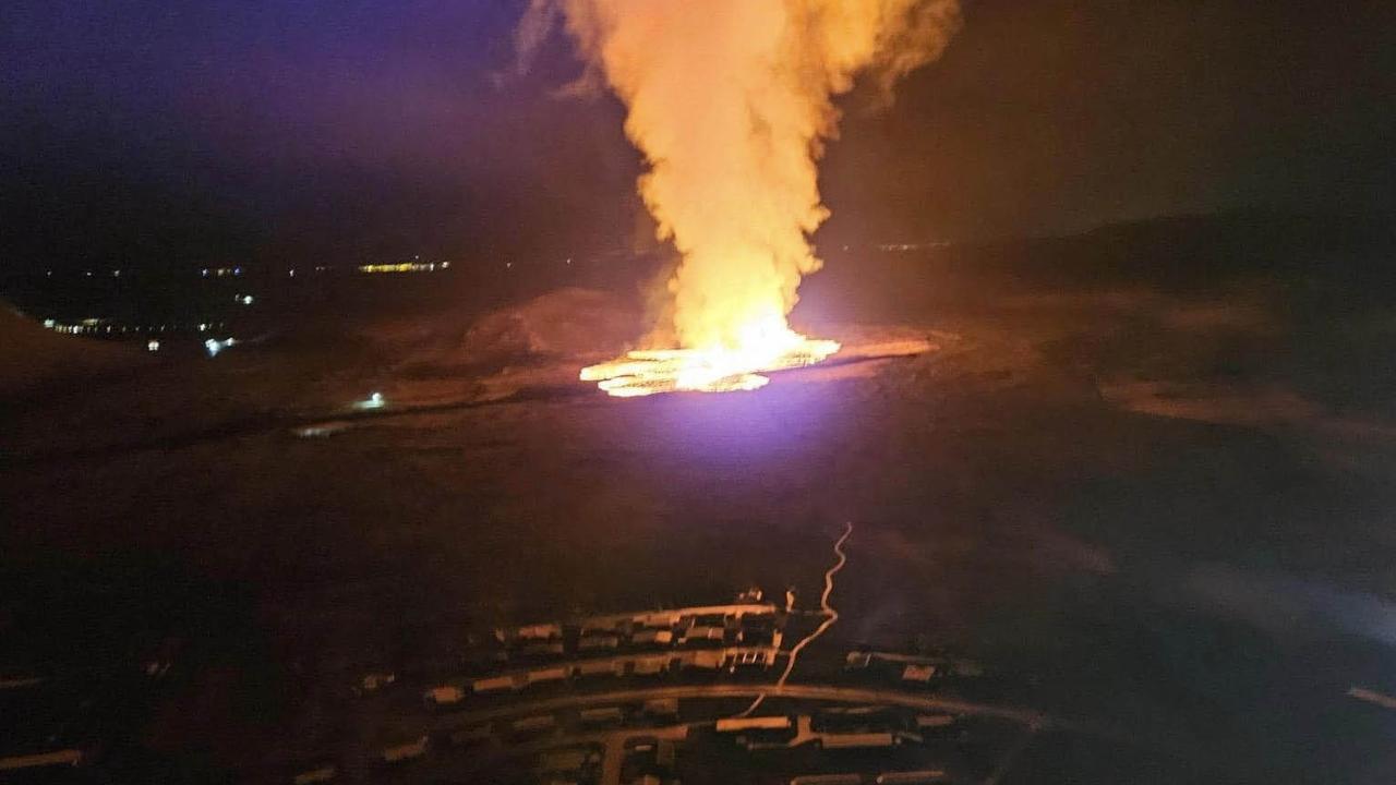 Reykjanes peninsula is home to 32 active volcanoes which were dormant for 800 years until 2021. Picture: EPA/AAP