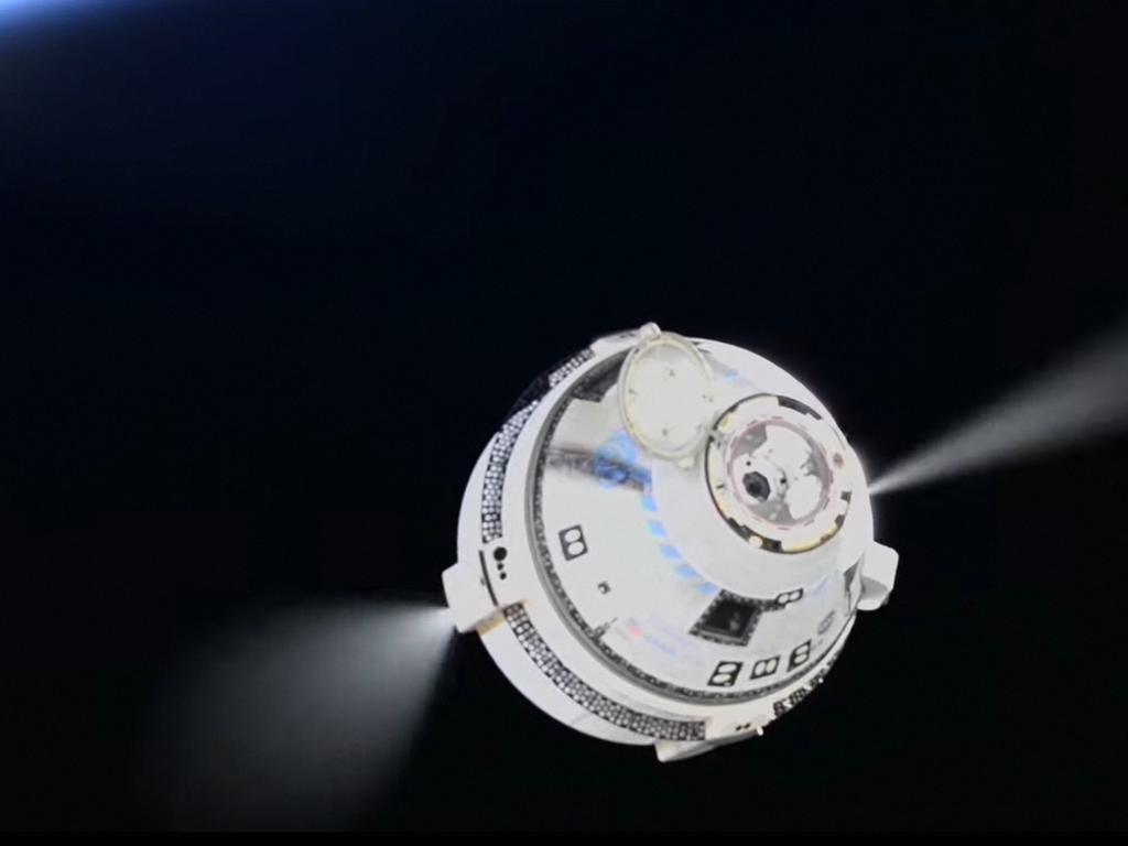 The Boeing Starliner spacecraft pulling away from the International Space Station for its unmanned return to the surface of Earth on September 6, 2024. Picture: NASA/AFP