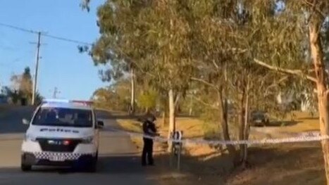 Police rushed to the scene at Nerang after lunch on Thursday. Picture: 9 News Gold Coast.