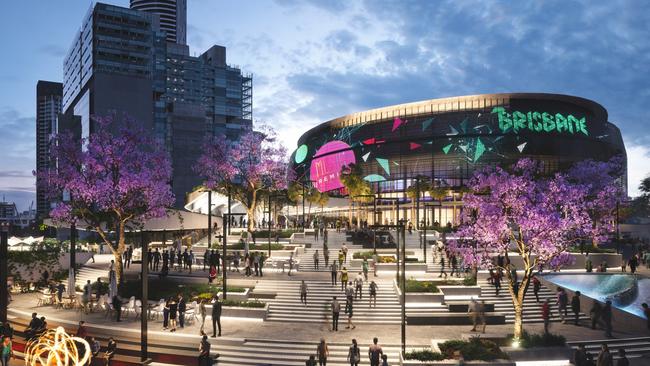 Roma Street, which will be rejuvenated as part of Cross River Rail, is one of the likely locations for the much anticipated Brisbane Live. Picture: Brisbane Live.