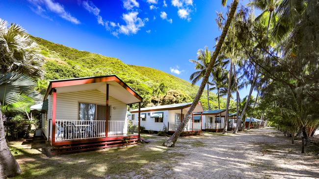 The Ellis Beach Oceanfront Bungalows Holiday Park and Beach Bar and Grill with accompanying DA approval for a 221-key resort development in tropical North Queensland has been listed for sale. Picture: Supplied