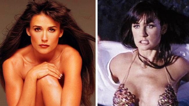 Actress Demi Moore in Striptease.