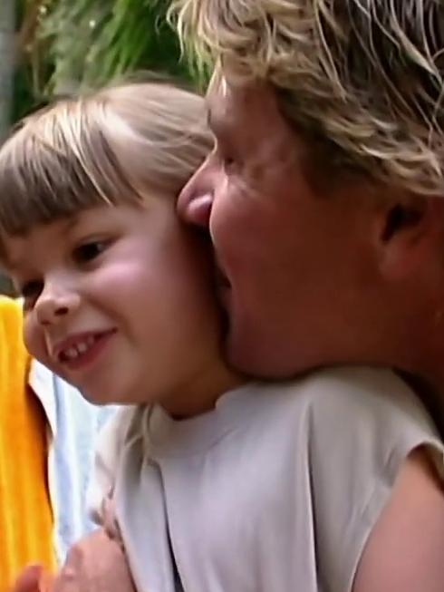 Steve Irwin with daughter Bindi.