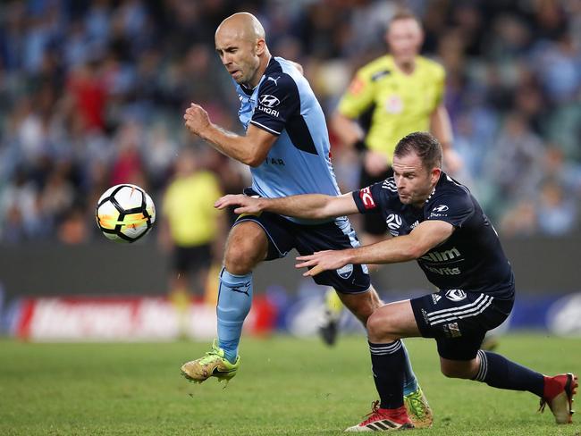 Adrian Mierzejewski claimed the Johnny Warren Medal. Picture: Getty Images