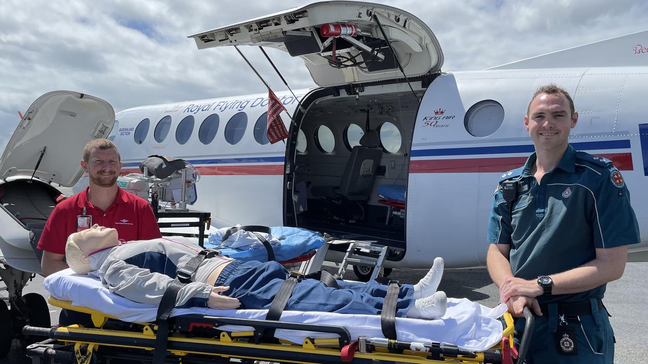 The Royal Flying Doctor Service works with Queensland Ambulance Service to move patients regularly from Gladstone. Pic: Contributed