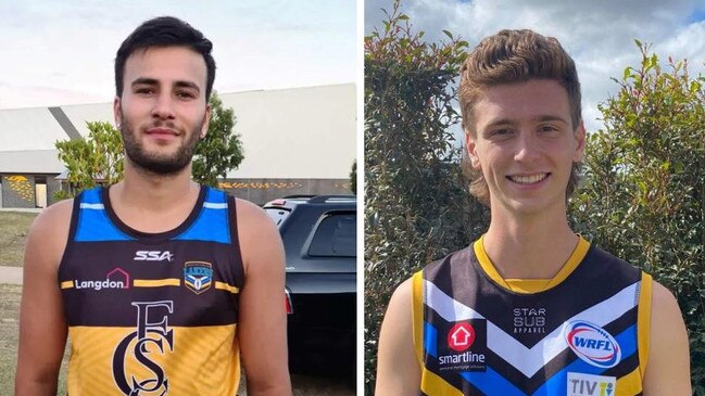 Caroline Springs young guns Steve Kyriazis and Lachlan Mellon. Photos: Facebook.