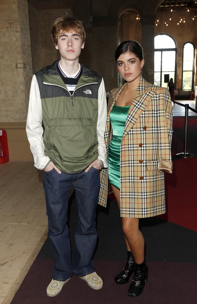 Lennon Gallagher and Molly Gallagher attend the World Premiere of Liam Gallagher: As It Was in London this month. Picture: David M. Benett/Dave Benett/WireImage