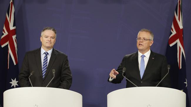A reduction in spending on social services helped lower the deficit. Picture: AAP