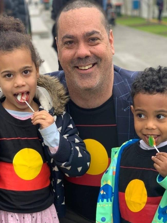 #IndigenousDads advocate Joel Bayliss is also a member of The Dad’s Alliance. Picture: Supplied
