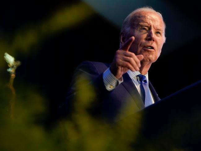 Joe Biden’s popularity has fallen among younger voters. Picture: AFP