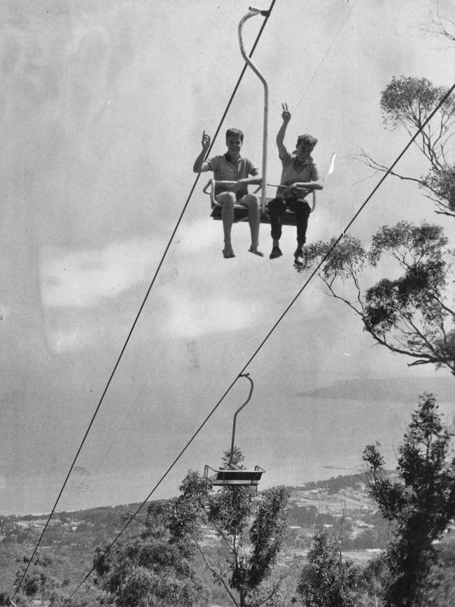 The Arthurs Seat chairlift opened in 1960.