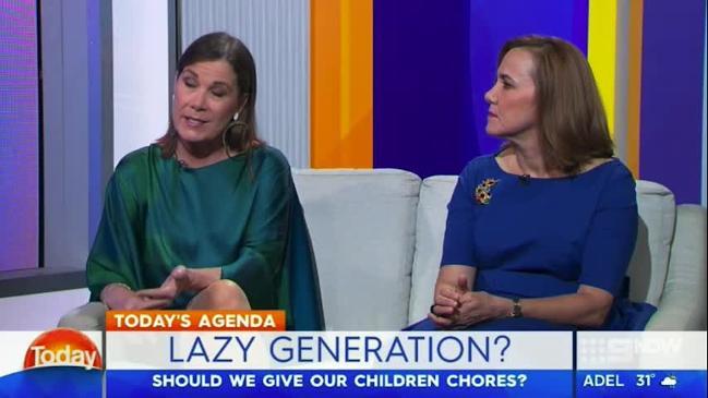 Kids and chores – Kylie Lang on the Today Show