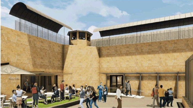 Maitland Gaol. Artist Impressions. Credit: Maitland Council draft plan