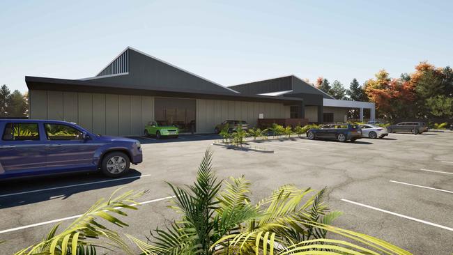 An artist's impression of the McQueen's exterior. Picture: Supplied