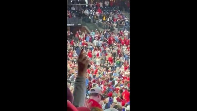 Bryce Harper ejected by Angel Hernandez, tosses helmet into stands after  getting tossed by ump