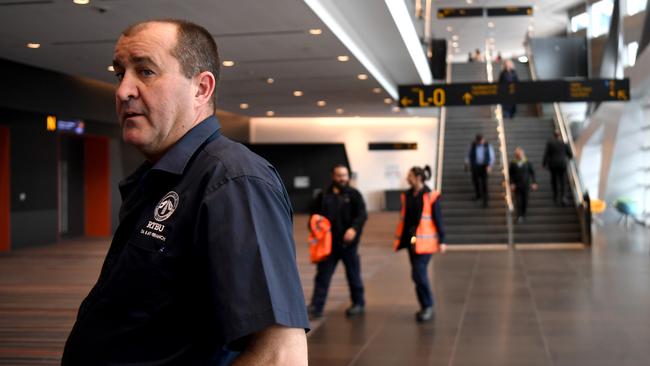 Rail, Tram and Bus Union SA/NT secretary Darren Phillips. Picture: Tricia Watkinson