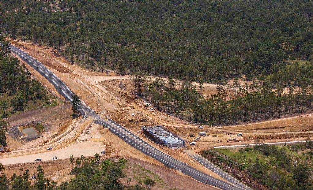 Nexus has shared photos of the Toowoomba Second Range Crossing on its Facebook page. Picture: Above Photography PTY LTD