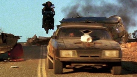 An action scene in <i>Mad Max 2</i>. Picture: Supplied