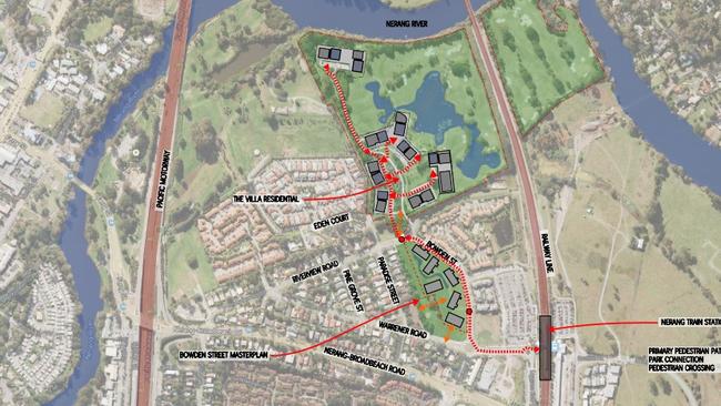 Nerang Villa development map.