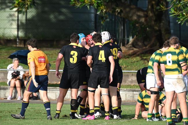 AIC First XV rugby between St Patrick's College and St Laurence's College. Saturday May 10, 2025. Picture, John Gass